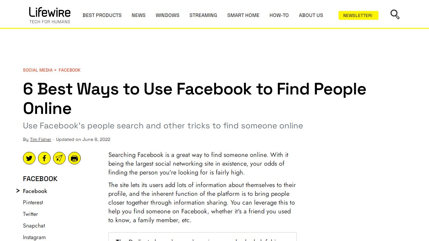 6 Best Ways to Search for People on Facebook - Lifewire